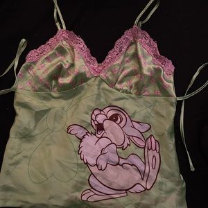 rare silk 90s Disney cami